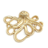 Cuttlefish Shape Charms Pendant 5pc Set Jewelry Making Accessories