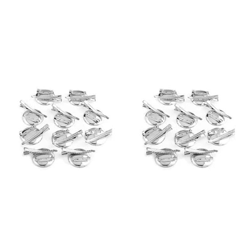 20 PCS Metal Clip Brooch Needles 30mm