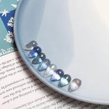 Czech Coloured Glaze 9*15mm Water Droplet Mermaid Tear Glass DIY Earrings