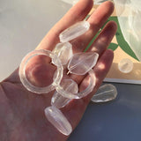 Flash Powder Transparent Acrylic Ring DIY Handmade Ornament