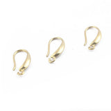50pcs Brass Earring Clasps for DIY Jewelry Making