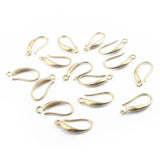 50pcs Brass Earring Clasps for DIY Jewelry Making