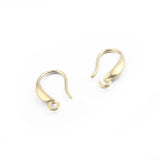 50pcs Brass Earring Clasps for DIY Jewelry Making