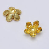 50 Pcs/Lot 15 mm Metal Flower Stamen Bead Caps DIY Jewelry Making Accessories