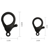 50pcs 35/25mm Plastic Lobster Clasp Hooks Jewelry Making Supplies DIY Findings