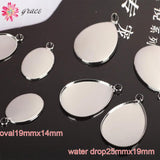 10pcs Gorgeous Pendant Necklace Bracelet Water Drop Horse Eye Shape