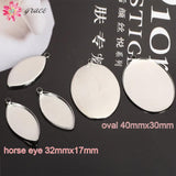 10pcs Gorgeous Pendant Necklace Bracelet Water Drop Horse Eye Shape