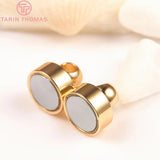 6 Sets Brass Magnetic Bracelet Clasp Beads for Diy Jewelry Making