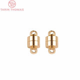 6 Sets Brass Magnetic Bracelet Clasp Beads for Diy Jewelry Making