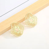10pcs Hollow Irregular Pendant Charms for Necklace Earrings DIY Jewelry