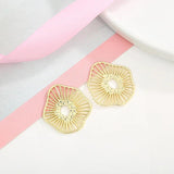 10pcs Hollow Irregular Pendant Charms for Necklace Earrings DIY Jewelry