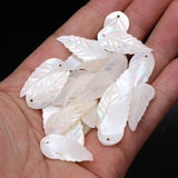 Natural Shell Pendant Beads Leaf-shaped DIY Necklace Earrings