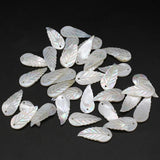 Natural Shell Pendant Beads Leaf-shaped DIY Necklace Earrings