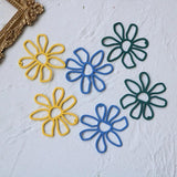 10pcs Flower Pendant Charms for Jewelry Making