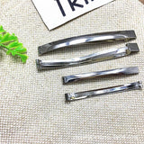 10pcs DIY Hair Accessories Silver/Gold Shrapnel Clip