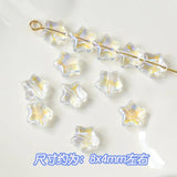 Czech Colored Glaze Star Glass Beads for DIY Earrings and Necklace