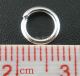 500PCs Silver Plated Jump Rings 7mm Dia.