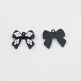 10pcs Bow Pendant Metal DIY Earring Bracelet Necklace Fittings
