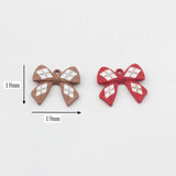 10pcs Bow Pendant Metal DIY Earring Bracelet Necklace Fittings
