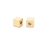 20pcs 2mm Stainless Steel Cube Spacer Beads Square Loose Beads