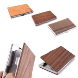 Wood Business Card Holder for Men and Women