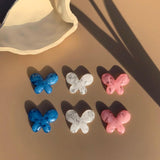 INS Korea Smudge Butterfly Patch DIY Hairpin Earring Material
