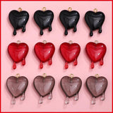 Teardrop Love Pendant DIY Earrings Necklace Material