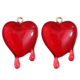 Teardrop Love Pendant DIY Earrings Necklace Material