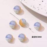 Colorful Retro Glass Bubble Beads for DIY Earrings Bracelet