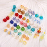 Colorful Retro Glass Bubble Beads for DIY Earrings Bracelet