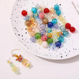 Colorful Retro Glass Bubble Beads for DIY Earrings Bracelet