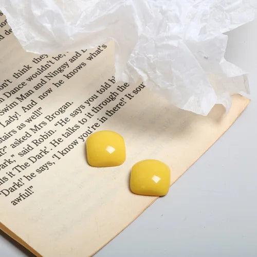 Children's Steamed Bread Resin Earring Studs DIY Materials