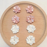 Camellia Resin Flower DIY Hair Accessories Earrings Stud Materials