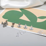 Stainless Steel Flower Bullet Ear Plug DIY Earrings