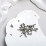 Stainless Steel Flower Bullet Ear Plug DIY Earrings