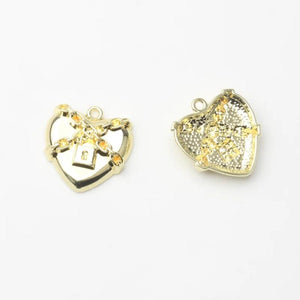 Alloy Plating Love Chain Pendant Jewelry Materials
