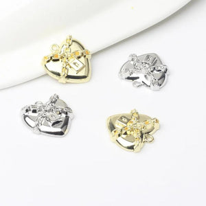 Alloy Plating Love Chain Pendant Jewelry Materials