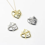 Alloy Plating Love Chain Pendant Jewelry Materials