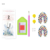 Boho Vintage Dangle Drop Earrings DIY Kit with Tool