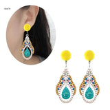 Boho Vintage Dangle Drop Earrings DIY Kit with Tool