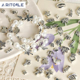 Y2K Retro Angel Anchor Beads DIY Necklace Bracelet Material