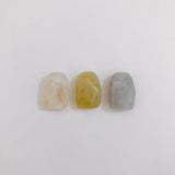 DIY Resin Ice Cream Shaped Blooming Beads Earrings Hair Ring Accessories 6pcs