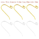 S925 Ear Wires Earring Hooks DIY Jewelry Making Findings Accessories
