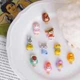 Retro Funny Face Doll Patch Earrings DIY Jewelry Accessories