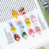 Retro Funny Face Doll Patch Earrings DIY Jewelry Accessories