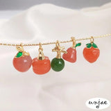 Leaf Petal Branch Pendant Holder 14K DIY Crystal Jade Pearl Accessory