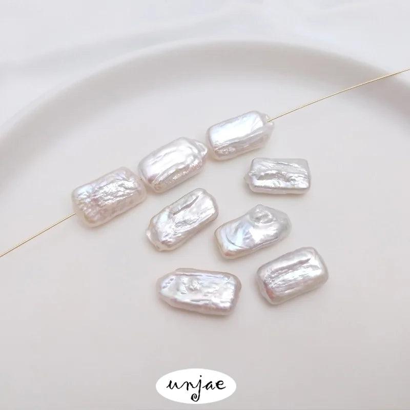 Natural Baroque Rectangular Pearls DIY Bracelet Loose Beads