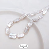 Natural Baroque Rectangular Pearls DIY Bracelet Loose Beads