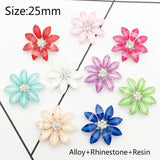 Colorful Rhinestone Daisy Flowers Jewelry Making Wedding Decor