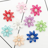 Colorful Rhinestone Daisy Flowers Jewelry Making Wedding Decor